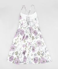 Vestido-Infantil-Estampado-Floral-com-Tiras-Curto-Branco-9182794-Branco_2