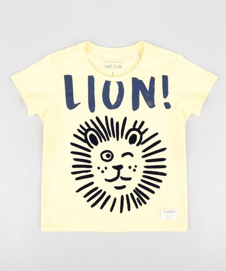 Camiseta-Infantil-Leao-Manga-Curta-Gola-Careca-Amarela-9302664-Amarelo_1 Camiseta-Infantil-Leao-Manga-Curta-Gola-Careca-Amarela-9302664-Amarelo_1