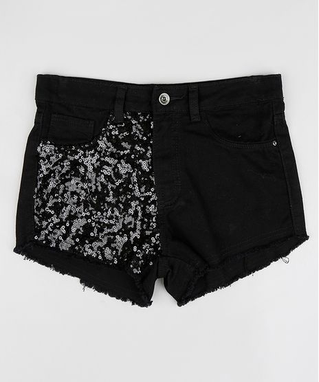 Short-Color-Infantil-com-Paete-Barra-Desfiada-Preto-9316948-Preto_1