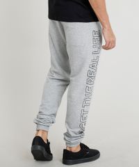 Calca-Masculina-Jogger-em-Moletom--Real-Life--Cinza-Mescla-9377413-Cinza_Mescla_2