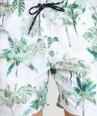 Short-Masculino-Estampado-de-Coqueiros-com-Bolsos-Branco-9321615-Branco_4