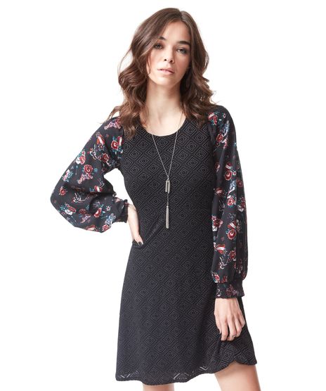 Vestido-Replay-em-Veludo-Preto-8272825-Preto_1
