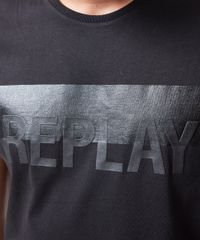 Camiseta-Replay-com-Textura--Preta-8293966-Preto_4 Camiseta-Replay-com-Textura--Preta-8293966-Preto_4