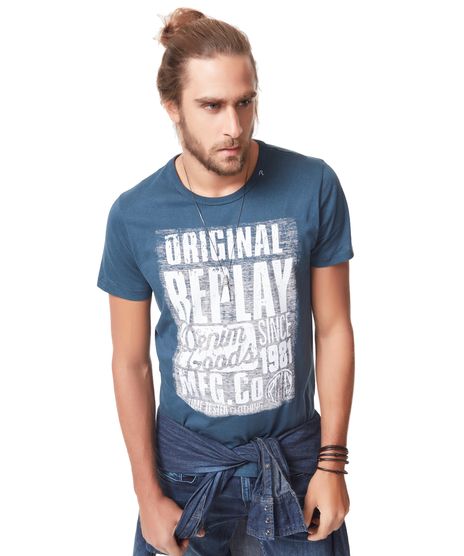 Camiseta-Replay-Azul-8294051-Azul_1