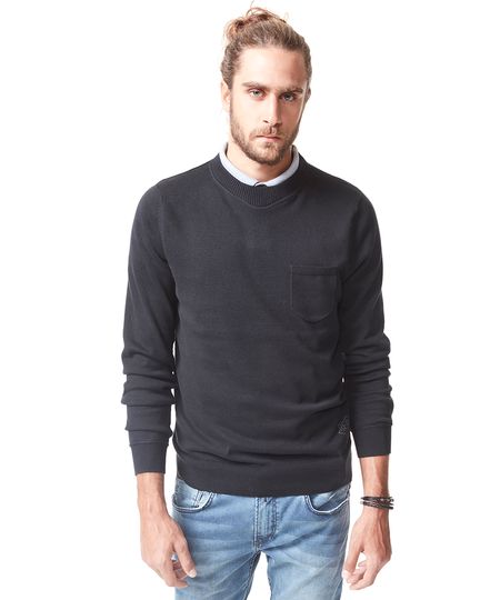 Sueter-Replay-em-Trico--Preto-8293646-Preto_1