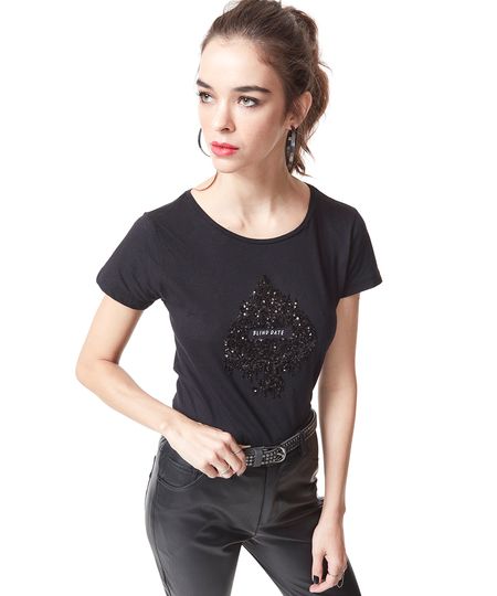 Blusa-Replay-com-Paetes-Preta-8314848-Preto_1 Blusa-Replay-com-Paetes-Preta-8314848-Preto_1