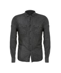 Camisa-Jeans-Replay-Preta-8248559-Preto_5 Camisa-Jeans-Replay-Preta-8248559-Preto_5