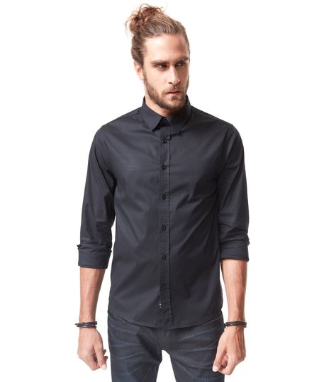 Camisa-Social-Replay-Preta-8248663-Preto_1 Camisa-Social-Replay-Preta-8248663-Preto_1