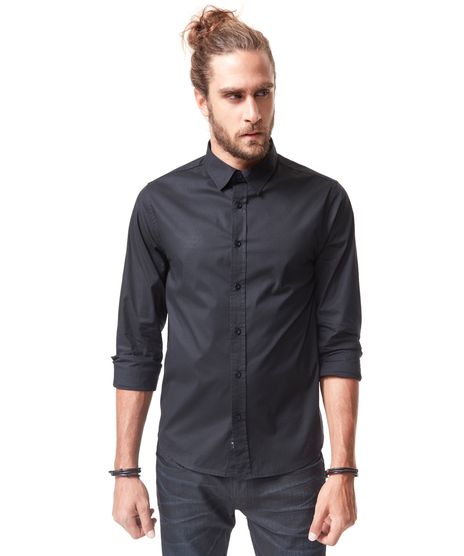 Camisa-Social-Replay-Preta-8248663-Preto_1