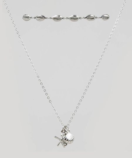 Kit-de-2-Gargantilhas-Choker-Feminino-com-Buzios-Prateado-9289358-Prateado_1
