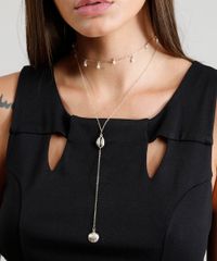Kit-de-2-Gargantilhas-Choker-Feminino-com-Buzios-Dourado-9289557-Dourado_2