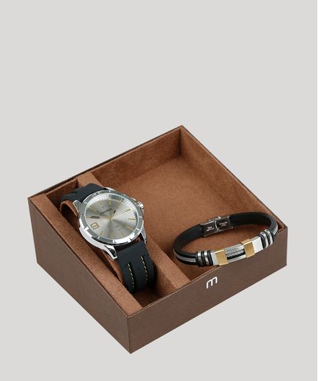 Kit-de-Relogio-Analogico-Mondaine-Masculino---Pulseira---99376G0MVNI1KA-Prateado-9401856-Prateado_1