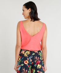 Regata-Ampla-Feminina-Lenny-Niemeyer-em-Linho-Decote-V-Coral-9257220-Coral_3