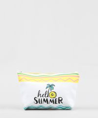 Necessaire-Feminina-Estampada--Hello-Summer--Branca-9325481-Branco_1