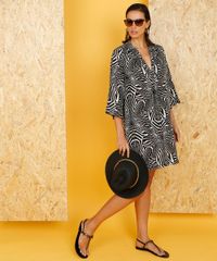 Vestido-Feminino-Curto-Amplo-Lenny-Niemeyer-Estampado-Zebra-Manga-Longa-Decote-V-Preto-9257305-Preto_2