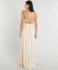 Vestido-Feminino-Longo-Lenny-Niemeyer-Estampado-Listrado-Decote-V-Bege-Claro-9256580-Bege_Claro_3