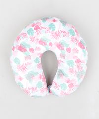 Kit-de-Apoio-de-Pescoco-Minnie-Estampado-de-Folhagens---Tapa-Olho-Branco-9312957-Branco_2