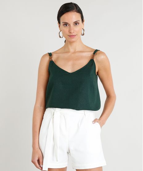 Regata-Ampla-Feminina-Lenny-Niemeyer-em-Linho-Decote-V-Verde-Escuro-9257220-Verde_Escuro_1