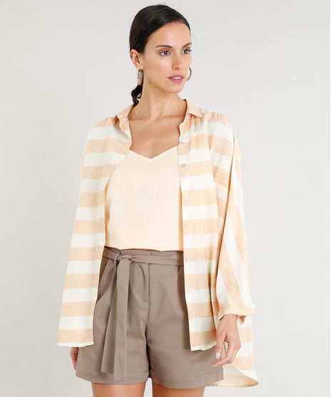 Camisa-Feminina-Lenny-Niemeyer-Listrada-Ampla-Manga-Morcego-Bege-Claro-9256579-Bege_Claro_1
