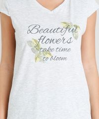 Pijama-Feminino--Beautiful--Manga-Curta-Cinza-Mescla-Claro-9296030-Cinza_Mescla_Claro_3