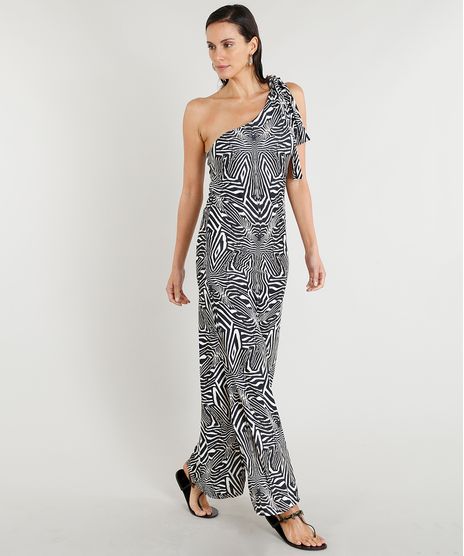 Vestido-Feminino-Longo-Lenny-Niemeyer-Um-Ombro-So-Estampado-Zebra-Preto-9280841-Preto_1