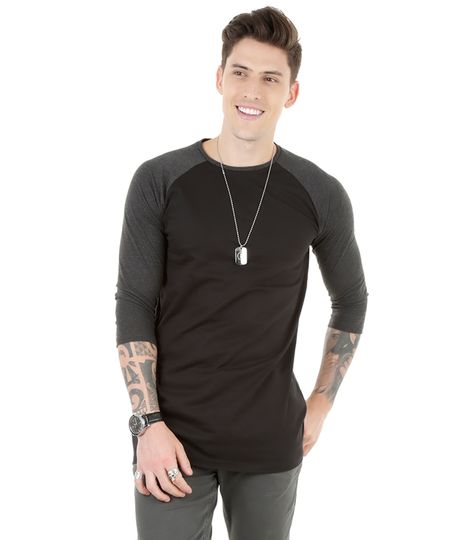 Camiseta-Longa-com-Ziper-Preta-8317699-Preto_1 Camiseta-Longa-com-Ziper-Preta-8317699-Preto_1