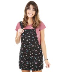 Salopete-Estampada-de-Universo-Preta-8300863-Preto_1