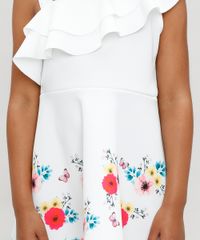 Vestido-Infantil-Um-Ombro-So-com-Estampa-Floral-com-Babado--Branco-9366199-Branco_4