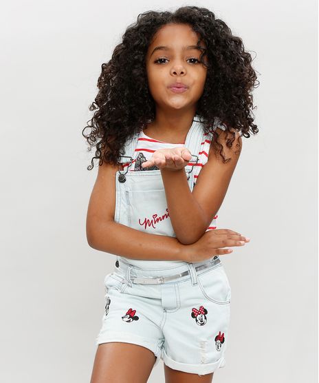 Jardineira-Jeans-Infantil-Minnie-com-Bordado-e-Cinto-Azul-Claro-9365200-Azul_Claro_1
