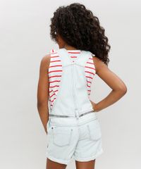 Jardineira-Jeans-Infantil-Minnie-com-Bordado-e-Cinto-Azul-Claro-9365200-Azul_Claro_2