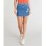Saia-Jeans-Feminina-com-Puidos-Barra-Desfiada-Curta-Azul-Medio-9389459-Azul_Medio_1