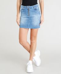 Saia-Jeans-Feminina-Sawary-Curta-com-Ziper-Azul-Medio-9417623-Azul_Medio_1