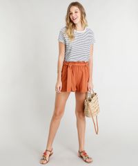 Short-Clochard-Feminino-em-Linho-com-Faixa-de-Amarrar-Cobre-9260045-Cobre_3