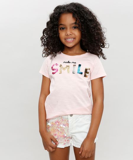 Blusa-Infantil--Smile--com-Paete-Dupla-Face-e-Bordado-Manga-Curta-Decote-Redondo-Rose-9331099-Rose_1 Blusa-Infantil--Smile--com-Paete-Dupla-Face-e-Bordado-Manga-Curta-Decote-Redondo-Rose-9331099-Rose_1