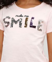 Blusa-Infantil--Smile--com-Paete-Dupla-Face-e-Bordado-Manga-Curta-Decote-Redondo-Rose-9331099-Rose_4