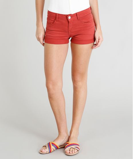 Short-de-Sarja-Feminino-Reto-com-Barra-Dobrada-Vermelho-9379710-Vermelho_1