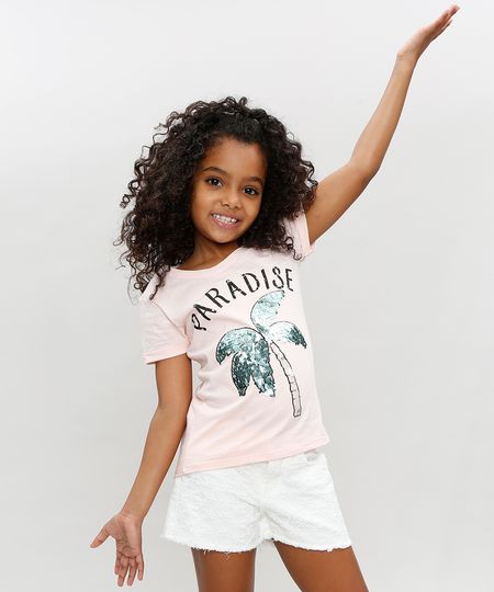 Blusa-Infantil-Coqueiro-com-Paete-Manga-Curta-Decote-Redondo-Rose-9311834-Rose_1 Blusa-Infantil-Coqueiro-com-Paete-Manga-Curta-Decote-Redondo-Rose-9311834-Rose_1