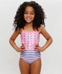 Maio-Infantil-Estampado-Etnico-e-Recortes-com-Protecao-UV50--Rosa-Neon-9302484-Rosa_Neon_3