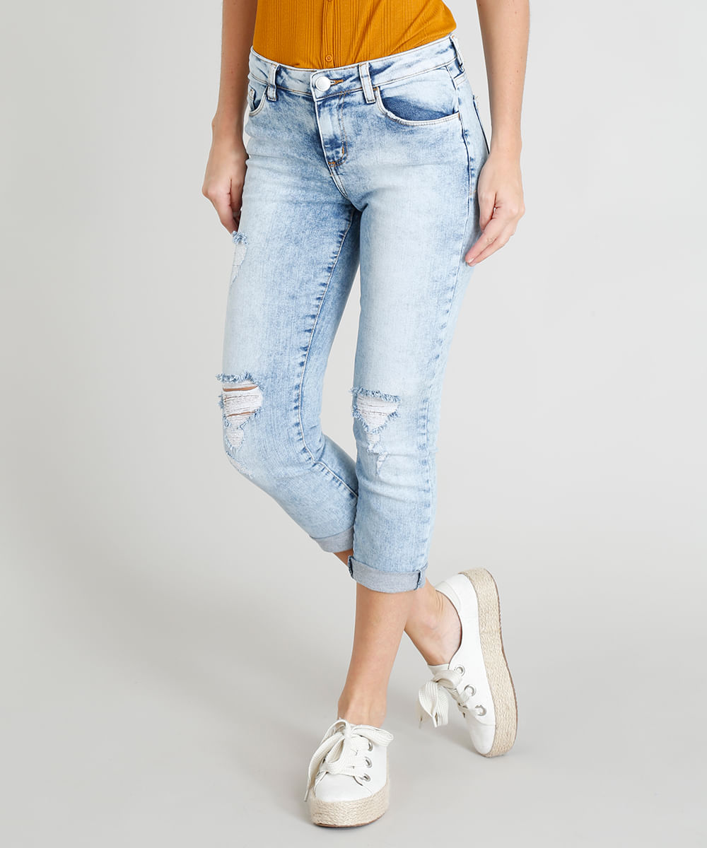 calça jeans clock house feminina