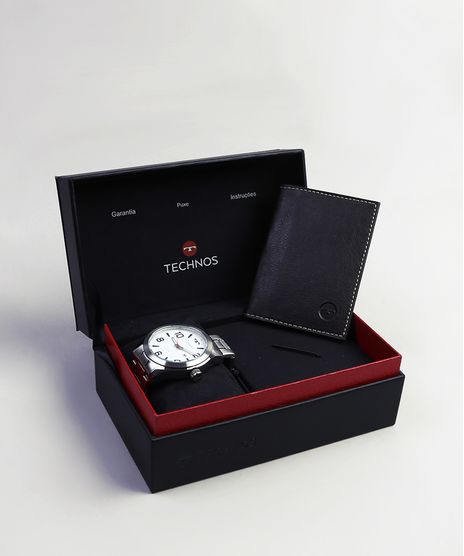 Kit-de-Relogio-Analogico-Technos-Masculino---Carteira---2115MGOK1B-Prateado-9397267-Prateado_1