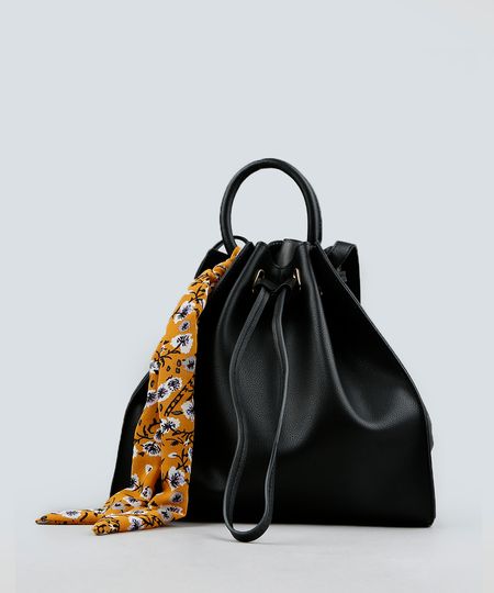 Bolsa-Saco-com-Lenco-Estampado-Floral-Preta-9255539-Preto_1 Bolsa-Saco-com-Lenco-Estampado-Floral-Preta-9255539-Preto_1