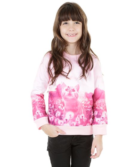Blusao-em-Moletom-com-Estampa-de-Gato-Rosa-8199753-Rosa_1