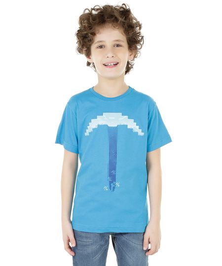 Camiseta-Minecraft-Azul-Claro-8326272-Azul_Claro_1 Camiseta-Minecraft-Azul-Claro-8326272-Azul_Claro_1