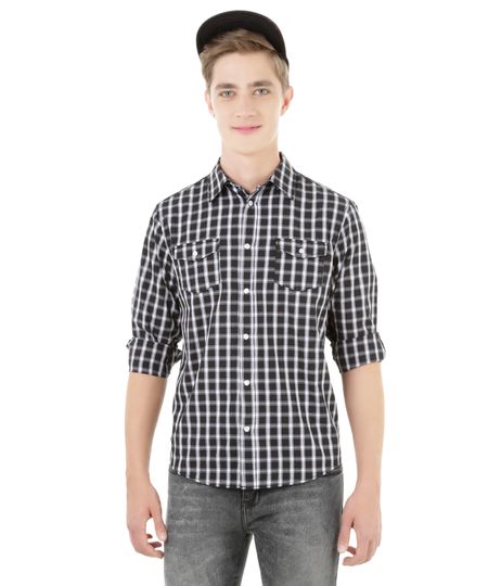 Camisa-Xadrez-Preta-8233149-Preto_1 Camisa-Xadrez-Preta-8233149-Preto_1