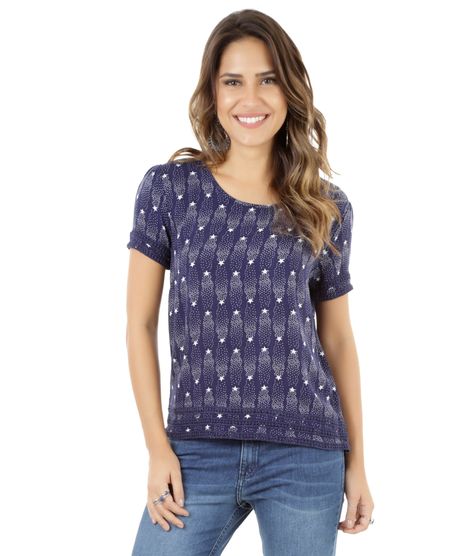 Blusa-Estampada-de-Estrelas-Azul-Marinho-8180332-Azul_Marinho_1
