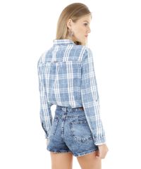 Camisa-Jeans-Xadrez-Azul-Claro-8186923-Azul_Claro_2 Camisa-Jeans-Xadrez-Azul-Claro-8186923-Azul_Claro_2