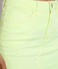 Saia-de-Sarja-Feminina-Mindset-Curta-Amarelo-Neon-9461343-Amarelo_Neon_4