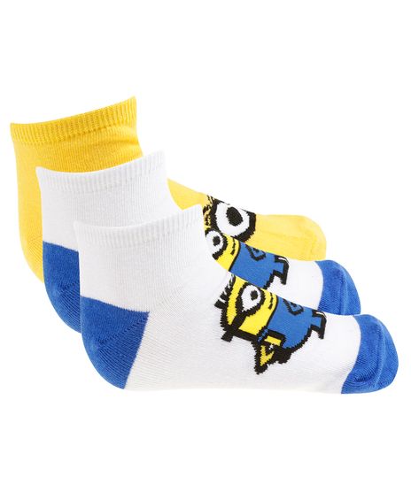 Kit-de-2-Pares-de-Meia-Minions-Multicor-8303418-Multicor_1