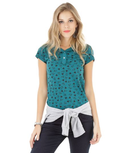 Polo-Estampada-Verde-Escuro-8334219-Verde_Escuro_1 Polo-Estampada-Verde-Escuro-8334219-Verde_Escuro_1