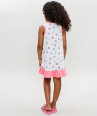 Camisola-Infantil-Minnie-com-Babado-Cinza-Mescla-Claro-9337180-Cinza_Mescla_Claro_2